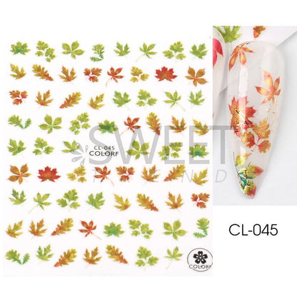 Leaf Nail Art Sticker