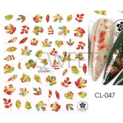 Leaf Nail Art Sticker