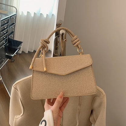 Flap Tweed Crossbody Bag