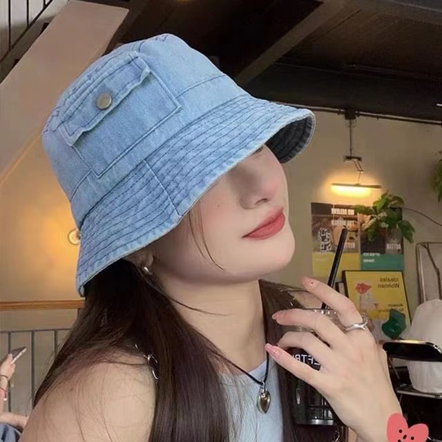 Pocketed Bucket Hat