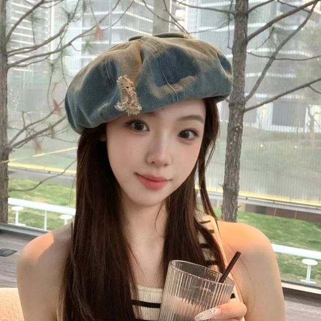 Beret Denim Distressed