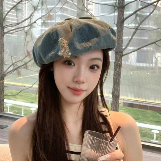 Beret Denim Distressed
