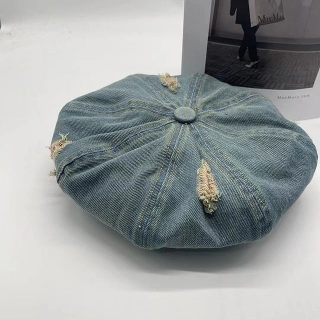 Beret Denim Distressed