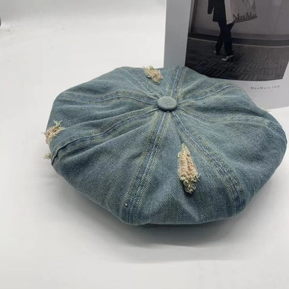 Beret Denim Distressed