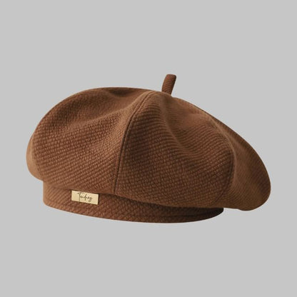 Plain Applique Beret