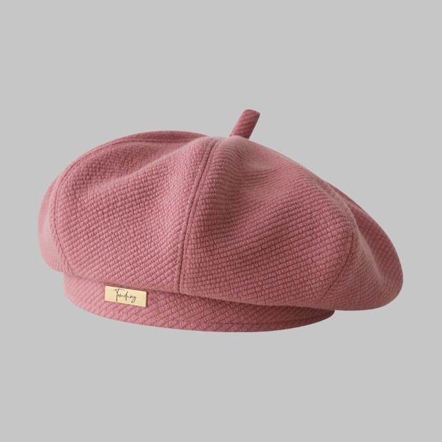 Plain Applique Beret