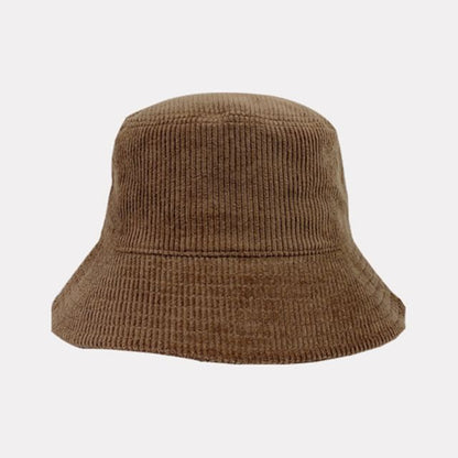 Plain Corduroy Bucket Hat