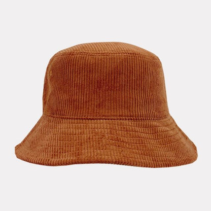 Plain Corduroy Bucket Hat