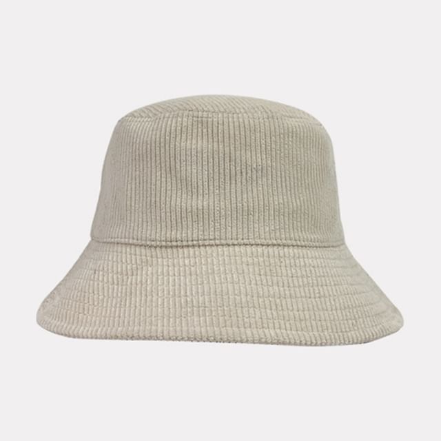 Plain Corduroy Bucket Hat