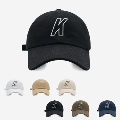 Baseball Embroidered Letter Cap