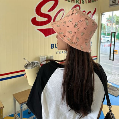 Hat Durian Print Bucket