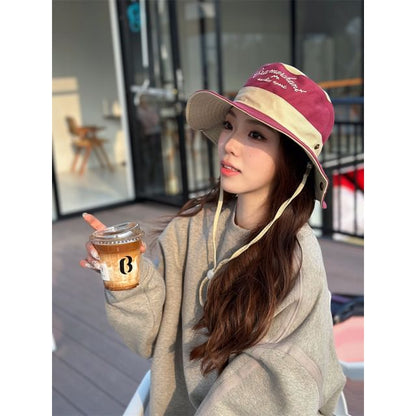 Letter Hat Embroidered Boonie