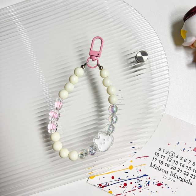 Phone Bead Rabbit Strap