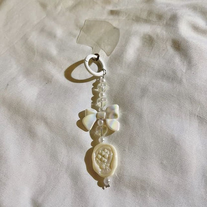 Bow Resin Phone Charm with Lanyard Pad