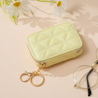 Quilted Mini Makeup Pouch