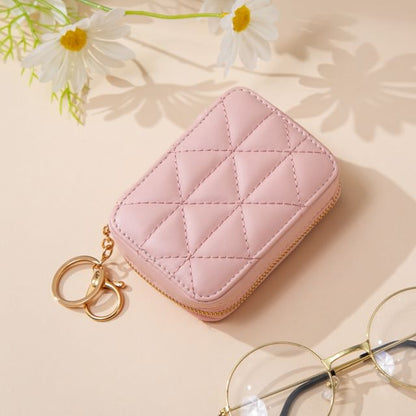Quilted Mini Makeup Pouch