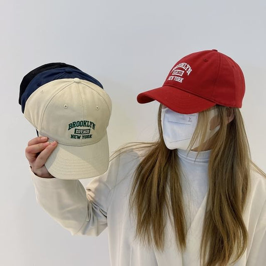 Cap Lettering Embroidered