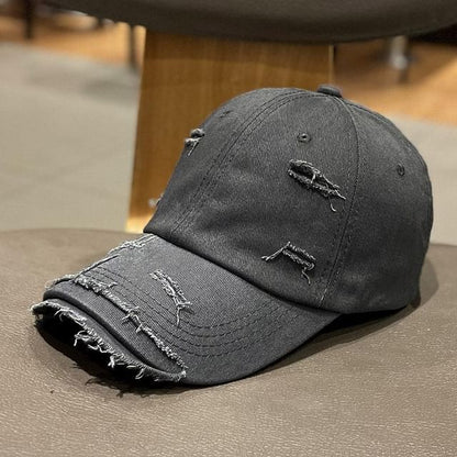 Distressed Plain Cap