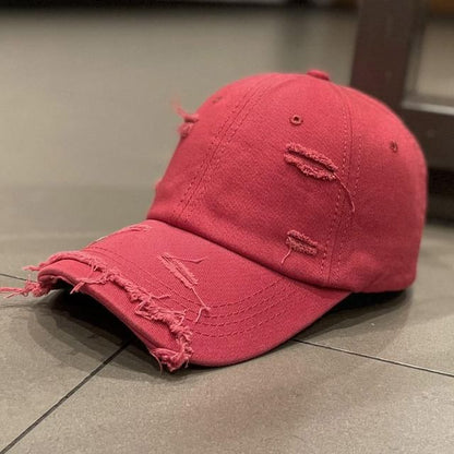 Distressed Plain Cap