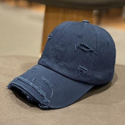 Distressed Plain Cap