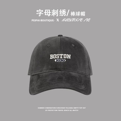 Embroidered Lettering Cap