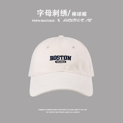 Embroidered Lettering Cap