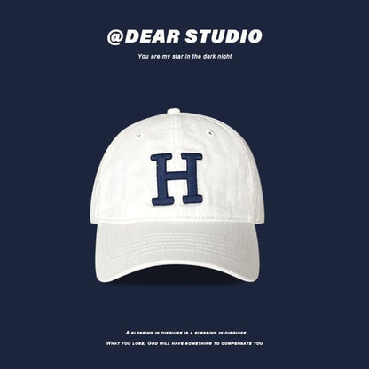 Lettering Cap Embroidered