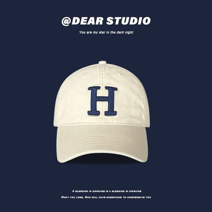 Lettering Cap Embroidered