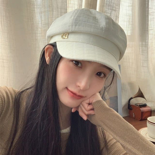 Newsboy Cap Rhinestone Plain Accent