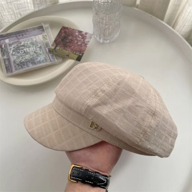 Newsboy Cap Rhinestone Plain Accent