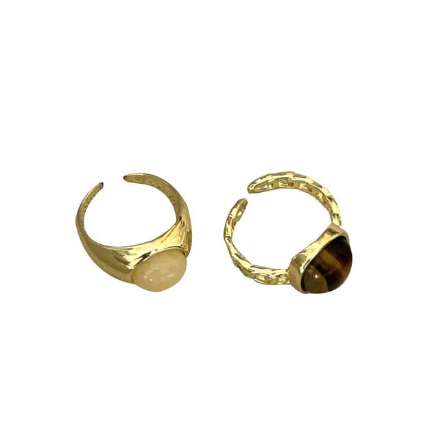 Gemstone Open Ring / Set