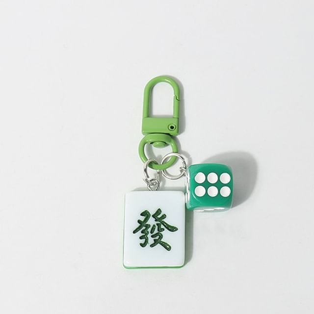 Mahjong Bag Charm Keyring (Various Designs)