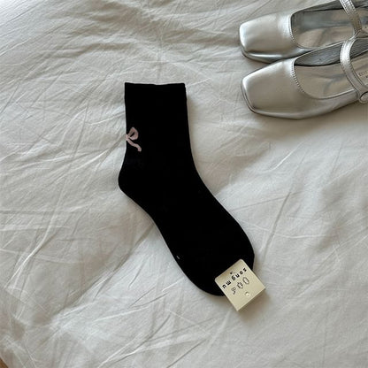 Chaussettes à imprimé nœud