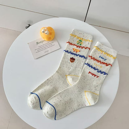 Cartoon Print Socks