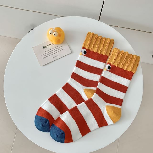 Cartoon Print Socks