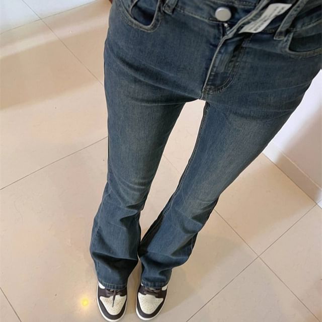 High Waist Flared Jeans