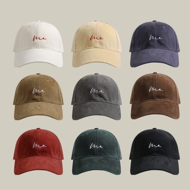 Baseball Lettering Cap Embroidered