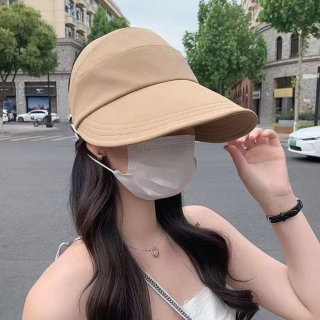 Plain Open Top Sun Hat