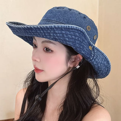 Hat Boonie Denim Washed