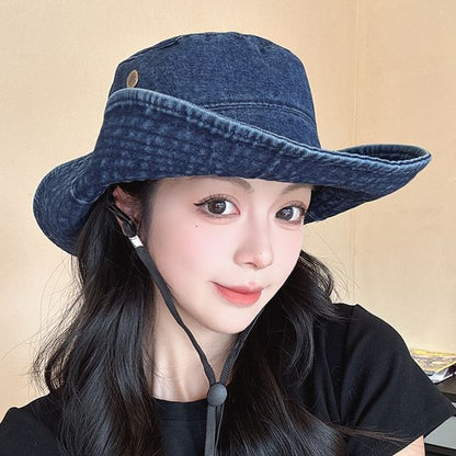 Hat Boonie Denim Washed