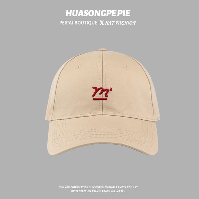 Cap Lettering Baseball Embroidered