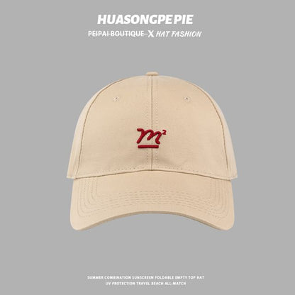 Cap Lettering Baseball Embroidered