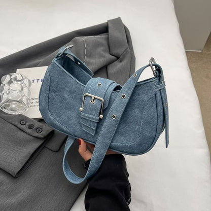 Buckled Shoulder Bag