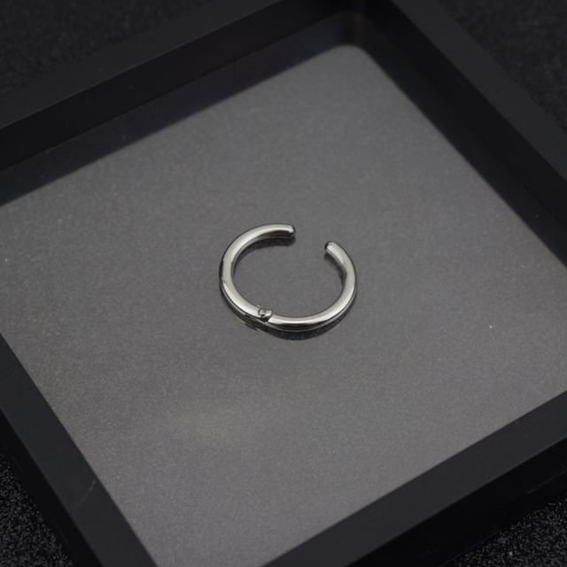 Silver Tone Ear Cuff