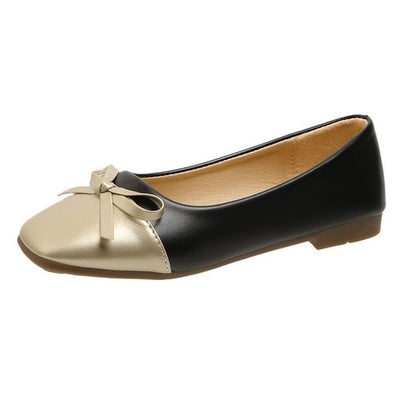 Cap Toe Bow Flats