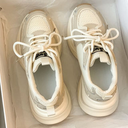 Lace-Up Platform Sneakers