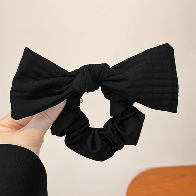 Bow Fabric Scrunchie / Plain Fabric Scrunchie