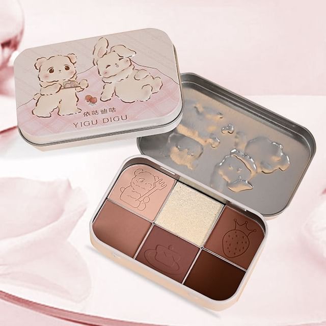 Tea Party Series Metal Box Eyeshadow Palette #02