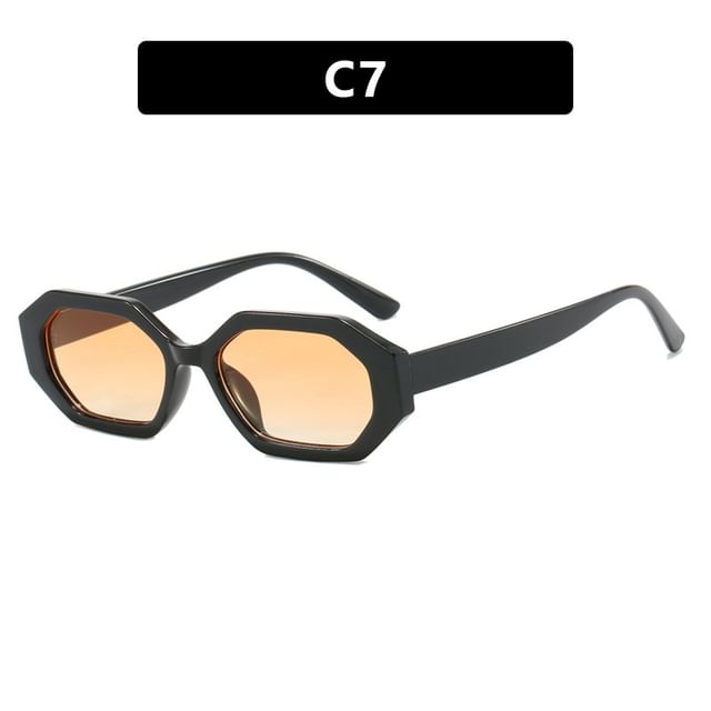 Geometric Frame Sunglasses