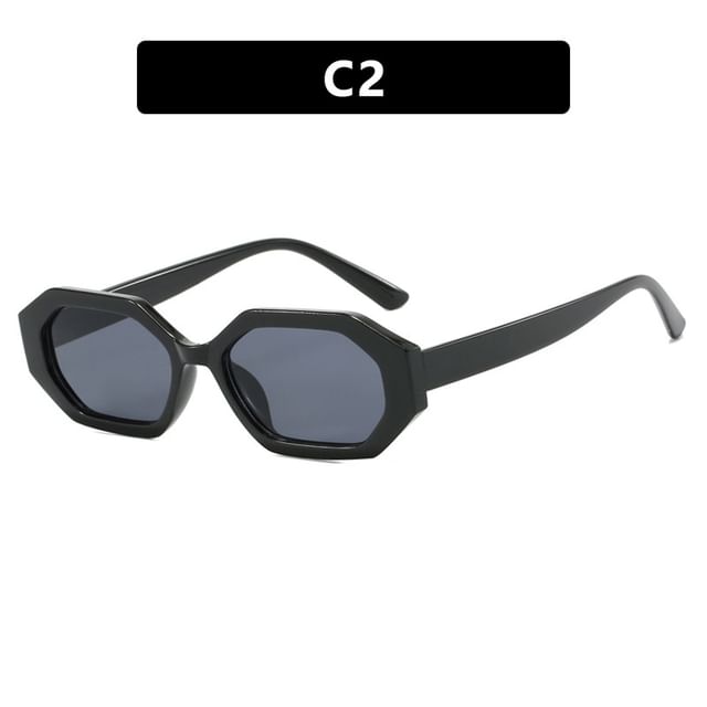 Geometric Frame Sunglasses